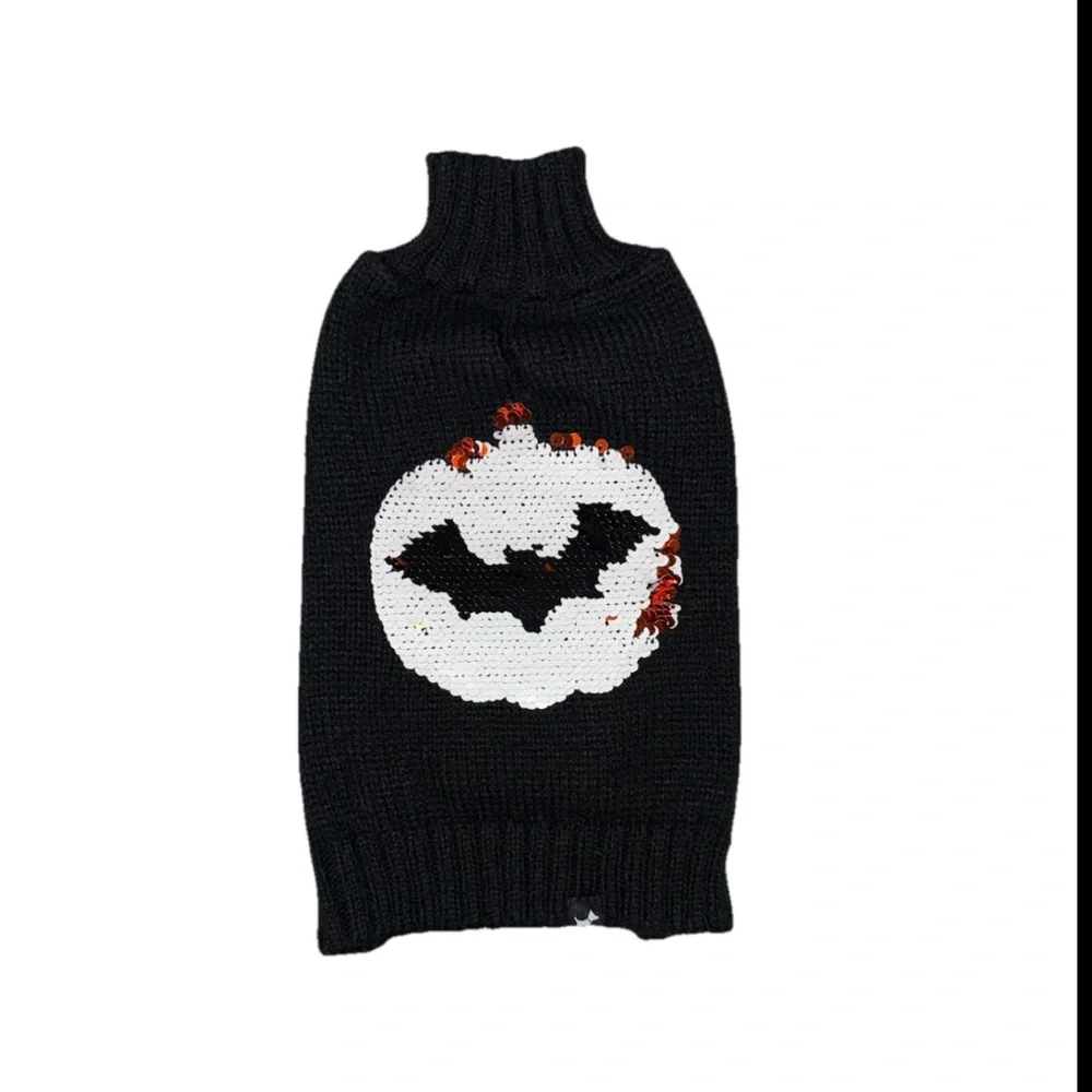 Dog Halloween Sweater Black SMALL
